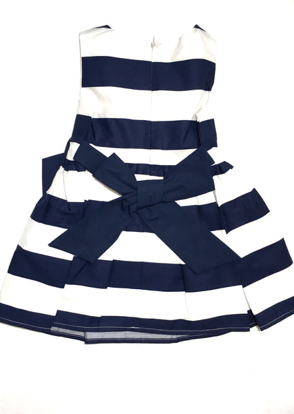 Navy Blue and White Nautical Tea Dress