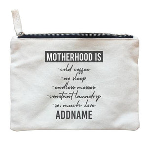 Funny Mom Quotes Motherhood Zipper Pouch