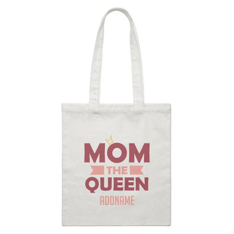 Mom the Queen Canvas Bag